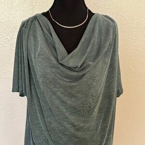 Green Envelope Blouse in a deep Olive Green.  Size M Bundle and save 30% off